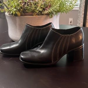 Clarks Black Ankle Boots